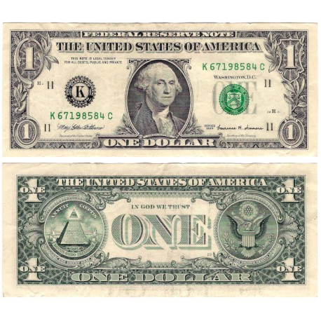 (504) Estados Unidos de América. 1999. 1 Dollar (MBC)