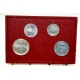 Ciudad del Vaticano. 1950. Colección de 4 Monedas (SC) Blister Original