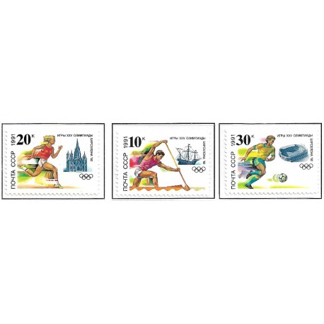 Unión Soviética. 1991. Serie Completa (Nuevo) Juegos Olímpicos de Barcelona 92