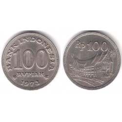 (36) Indonesia. 1973. 100 Rupiah (EBC)
