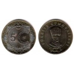 Turquía. 2023. 5 Lira (SC)