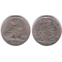 (120) Bélgica. 1940. 1 Franc (MBC)