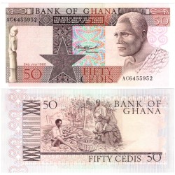 (22b) Ghana. 1980. 50 Cedis (SC)