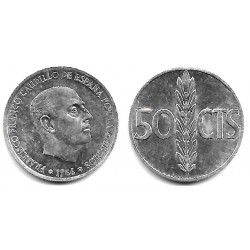 Estado Español. 1966*(19-67). 50 Céntimos (MBC)