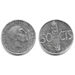 Estado Español. 1966*(19-69). 50 Céntimos (MBC)