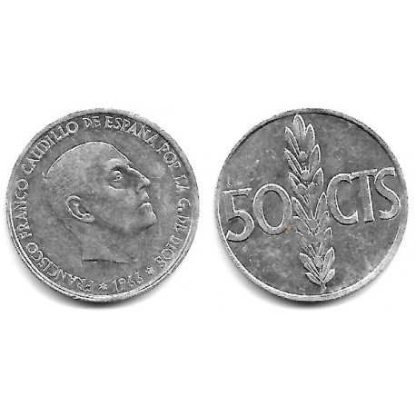 Estado Español. 1966*(19-69). 50 Céntimos (MBC)