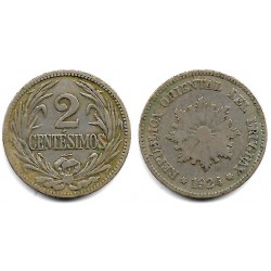 (20) Uruguay. 1924. 2 Centesimos (BC/BC+)