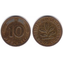 (108) Alemania. 1983(D). 10 Pfennig (MBC)