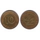 (108) Alemania. 1972(D). 10 Pfennig (MBC)