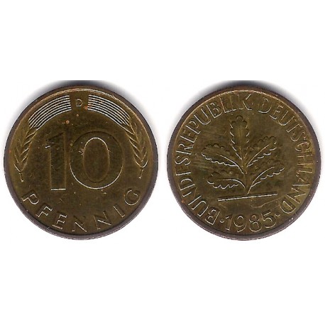 (108) Alemania. 1985(D). 10 Pfennig (MBC)