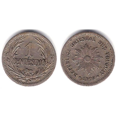 (19) Uruguay. 1909A. 1 Centesimo (MBC)
