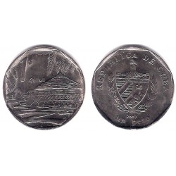 (579.2) Cuba. 2007. 1 Peso (EBC+) Exceso de Material
