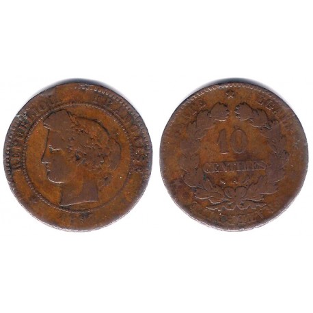 (815.1) Francia. 1897A. 10 Centimes (BC/BC-)