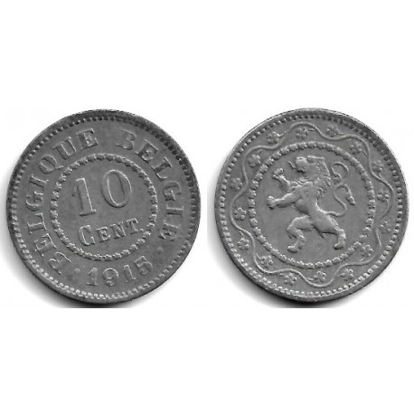 (81) Bélgica. 1915. 10 Centimes (MBC/MBC+)