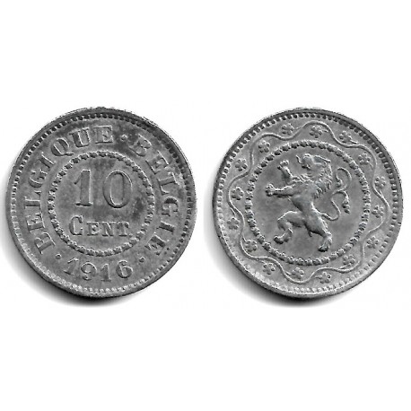 (81) Bélgica. 1916. 10 Centimes (MBC+)