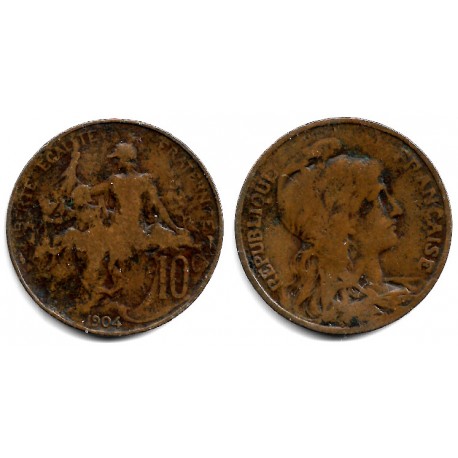 (843) Francia. 1904. 10 Centimes (BC/BC-)