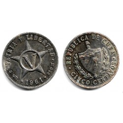 (11.3) Cuba. 1961. 5 Centavos (MBC-)