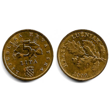 (5) Croacia. 2009. 5 Lipa (MBC)