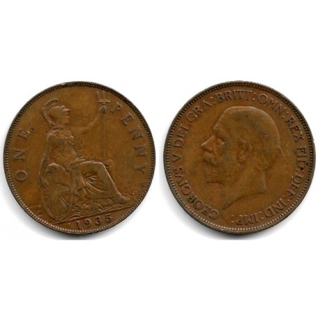 (838) Gran Bretaña. 1935. 1 Penny (MBC-)