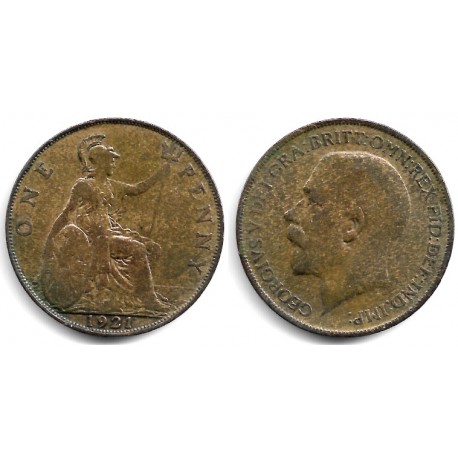 (810) Gran Bretaña. 1921. 1 Penny (BC)
