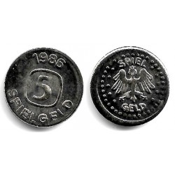 Alemania. 1986. Token - Jetón - Spielgeld 5 (MBC)
