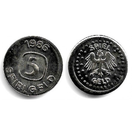 Alemania. 1986. Token - Jetón - Spielgeld 5 (MBC)