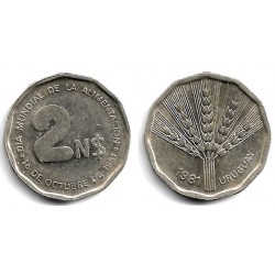 (77) Uruguay. 1981. 2 Nuevos Pesos (MBC)