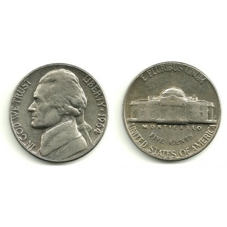 (A192) Estados Unidos de América. 1964. 5 Cents (MBC)