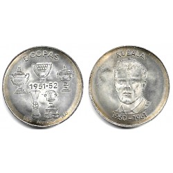 Medalla Fútbol Club Barcelona. Kubala (EBC) (Plata)