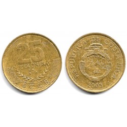 (229a) Costa Rica. 2003. 25 Colones (MBC)