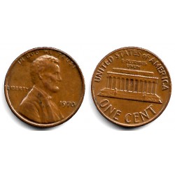 (201) Estados Unidos de América. 1970. 1 Cent (MBC-)