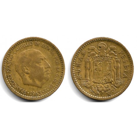 Estado Español. 1963*(19-63). 1 Peseta (BC)