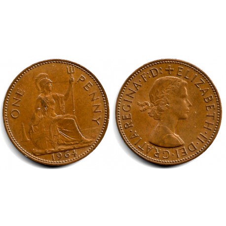 (897) Gran Bretaña. 1964. 1 Penny (MBC)