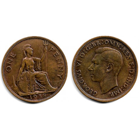 (845) Gran Bretaña. 1938. 1 Penny (MBC)