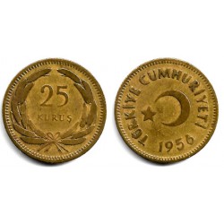 (888) Turquía. 1956. 10 Kurus (BC+)