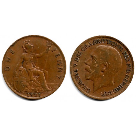 (810) Gran Bretaña. 1921. 1 Penny (MBC)