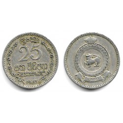 (131) Ceilán. 1963. 25 Cents (MBC)