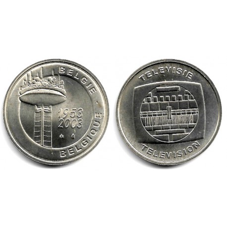 Medalla Bélga Conmemorativa del 50 Aniv. de la Televisión (SC)