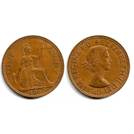 (897) Gran Bretaña. 1962. 1 Penny (MBC+)