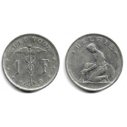 (90) Bélgica. 1923. 1 Franc (MBC)