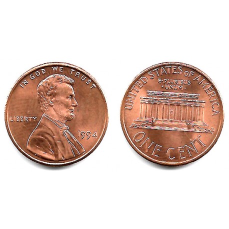 (201b) Estados Unidos de América. 1994. 1 Cent (EBC)