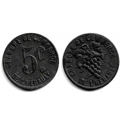Chambre de Commerce de l'Hérault. 5 Centimes (EBC)