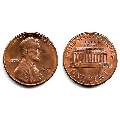 (201b) Estados Unidos de América. 1987. 1 Cent (MBC)