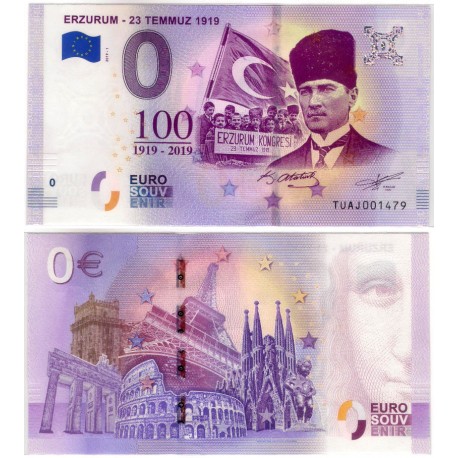 Billete Souvenir de 0 Euro (SC) Erzurum - 23 Temmuz 1919