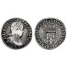 (164.10) Francia. 1651. ½ Ecu (MBC-) (Plata) Ceca de Limoges