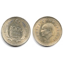 (997) Turquía. 1994. 1000 Lira (MBC)