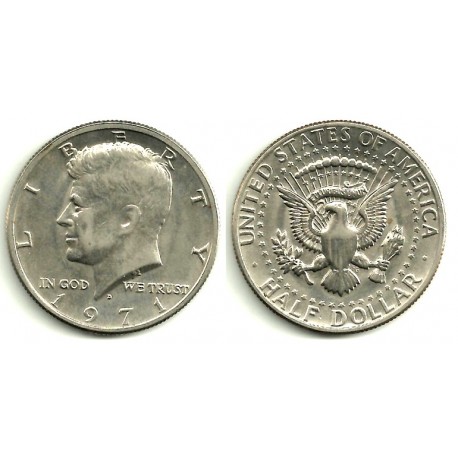 Estados Unidos de América. 1971(D). Half Dollar (EBC)