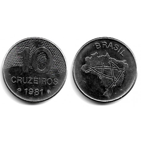 (592.1) Brasil. 1981. 10 Cruzeiros (EBC)