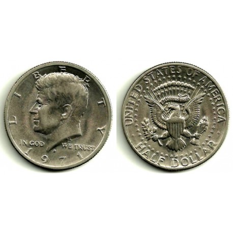Estados Unidos de América. 1971(D). Half Dollar (EBC)