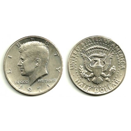 Estados Unidos de América. 1971. Half Dollar (MBC)